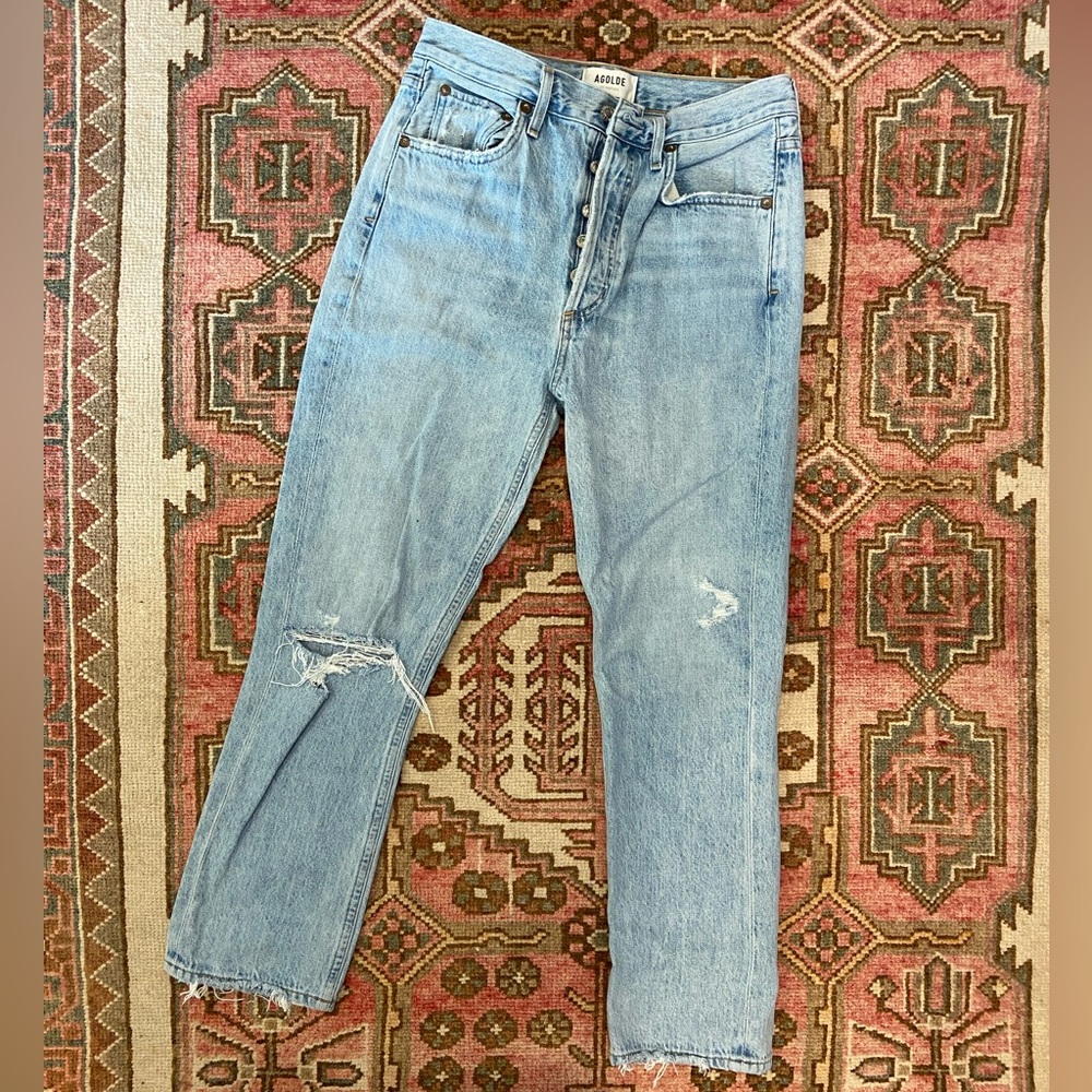 Agolde Riley High Rise Crop - 27